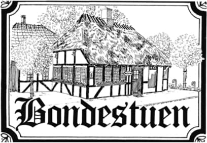 Gammel tegning af Bondestuen